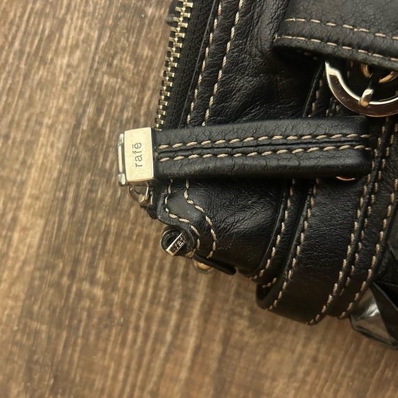 Rafe New York Y2K (Anthropologie) leather and plastic woven larger bag! Lux y2K - Picture 6 of 12